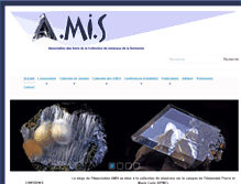 Tablet Screenshot of amis-mineraux.fr
